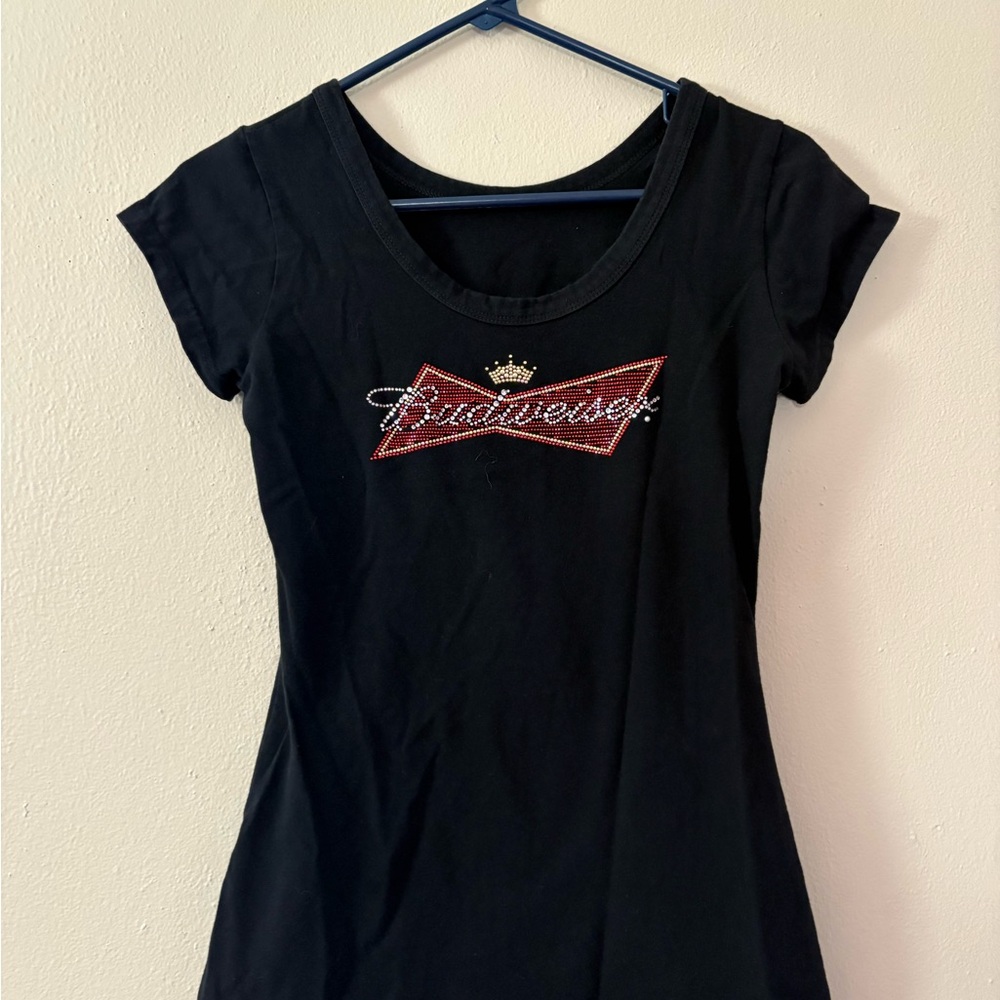 Budweiser Black Women's Top - snug fit